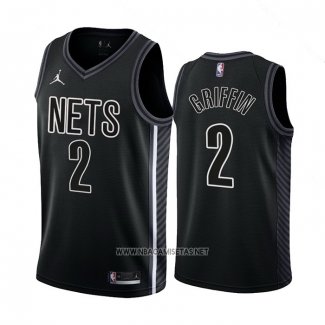 Camiseta Brooklyn Nets Blake Griffin NO 2 Statement 2022-23 Negro