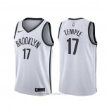 Camiseta Brooklyn Nets Garrett Temple NO 17 Association Blanco
