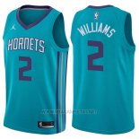 Camiseta Charlotte Hornets Marvin Williams NO 2 Icon 2017-18 Verde