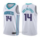 Camiseta Charlotte Hornets Michael Kidd-Gilchrist NO 14 Association 2017-18 Blanco