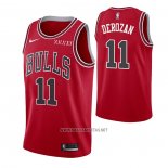 Camiseta Chicago Bulls Demar Derozan NO 11 Icon 2021-22 Rojo