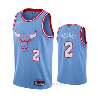 Camiseta Chicago Bulls Luke Kornet NO 2 Ciudad Azul