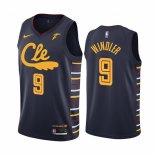 Camiseta Cleveland Cavaliers Dylan Windler NO 9 Ciudad Azul