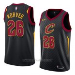 Camiseta Cleveland Cavaliers Kyle Korver NO 26 Statement 2018 Negro