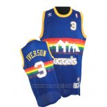 Camiseta Denver Nuggets Allen Iverson NO 3 Retro Azul