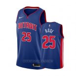 Camiseta Detroit Pistons Derrick Rose NO 25 Icon 2018-19 Azul