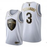 Camiseta Golden Edition Cleveland Cavaliers Andre Drummond NO 3 2019-20 Blanco