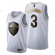 Camiseta Golden Edition Cleveland Cavaliers Andre Drummond NO 3 2019-20 Blanco