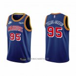 Camiseta Golden State Warriors Juan Toscano-Anderson NO 95 75th Anniversary Azul