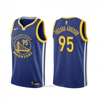 Camiseta Golden State Warriors Juan Toscano-Anderson NO 95 Icon Azul