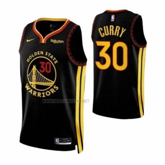 Camiseta Golden State Warriors Stephen Curry NO 30 Ciudad 2023-24 Azul