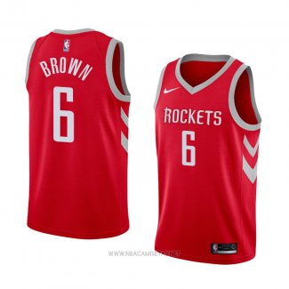 Camiseta Houston Rockets Bobby Marron NO 6 Icon 2018 Rojo