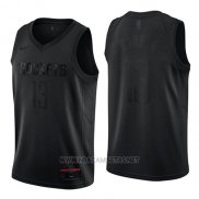 Camiseta Houston Rockets James Harden NO 13 MVP Negro