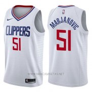 Camiseta Los Angeles Clippers Boban Marjanovic NO 51 Association 2017-18 Blanco