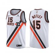 Camiseta Los Angeles Clippers Johnathan Motley NO 15 Classic Edition 2019-20 Blanco