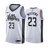 Camiseta Los Angeles Clippers Lou Williams NO 23 Ciudad 2019-20 Blanco