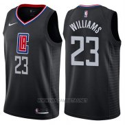 Camiseta Los Angeles Clippers Lou Williams NO 23 Statement 2018-19 Negro