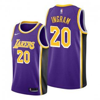 Camiseta Los Angeles Lakers Andre Ingram NO 20 Statement Violeta