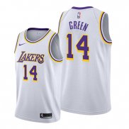 Camiseta Los Angeles Lakers Danny Green NO 14 Association Blanco