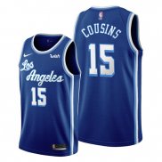 Camiseta Los Angeles Lakers Demarcus Cousins NO 15 Classic Edition 2019-20 Azul