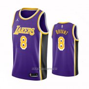 Camiseta Los Angeles Lakers Kobe Bryant NO 8 Statement 2021-22 Violeta