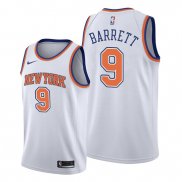 Camiseta Los Angeles Lakers R.j. Barrett NO 9 Statement Blanco