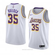 Camiseta Los Angeles Lakers Reggie Bullock NO 35 Association 2018-19 Blanco