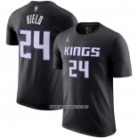 Camiseta Manga Corta Sacramento Kings Buddy Hield Statement Negro