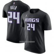 Camiseta Manga Corta Sacramento Kings Buddy Hield Statement Negro