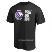 Camiseta Manga Corta Sacramento Kings Whole New Game Negro