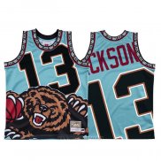 Camiseta Memphis Grizzlies Jaren Jackson Jr. NO 13 Mitchell & Ness Big Face Verde