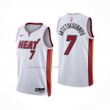 Camiseta Miami Heat Giannis Antetokounmpo NO 7 Association Blanco