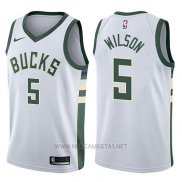 Camiseta Milwaukee Bucks D.j. Wilson NO 5 Swingman Icon 2017-18 Verde