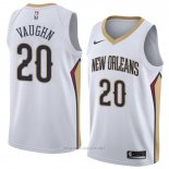 Camiseta New Orleans Pelicans Rashad Vaughn NO 20 Association 2018 Blanco