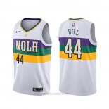 Camiseta New Orleans Pelicans Solomon Hill NO 44 Ciudad Blanco