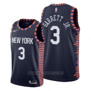Camiseta New York Knicks Billy Garrett Jr. NO 3 Ciudad 2019 Azul