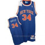 Camiseta New York Knicks Charles NO 34 Retro Azul