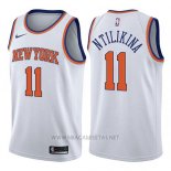 Camiseta New York Knicks Frank Ntilikina NO 11 Association 2017-18 Blanco