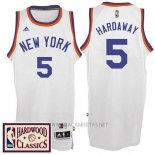 Camiseta New York Knicks Tim Hardaway NO 5 Retro Blanco