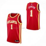 Camiseta Nino Atlanta Hawks Jalen Johnson NO 1 Icon 2026-27 Rojo