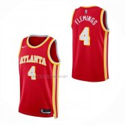 Camiseta Nino Atlanta Hawks Kingston Flemings NO 4 Icon 2026-27 Rojo