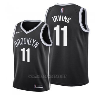 Camiseta Nino Brooklyn Nets Kyrie Irving NO 11 Icon 2019 Negro