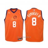 Camiseta Nino Phoenix Suns Frank Kaminsky III NO 8 Statement 2020-21 Naranja