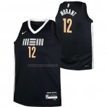 Camiseta Nino Memphis Grizzlies Ja Morant NO 12 Ciudad 2023-24 Negro