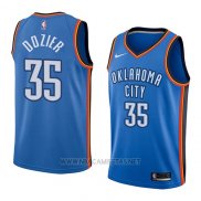 Camiseta Oklahoma City Thunder Pj Dozier NO 35 Icon 2018 Azul