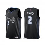 Camiseta Orlando Magic Al-Farouq Aminu NO 2 Ciudad 2019-20 Negro