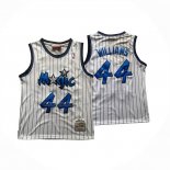 Camiseta Orlando Magic Brandon Williams NO 44 Mitchell & Ness 2009-10 Blanco