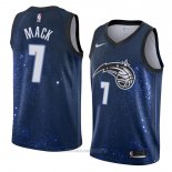 Camiseta Orlando Magic Shelvin Mack NO 7 Ciudad 2018 Azul