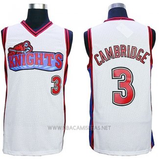 Camiseta Pelicula Knights Calvin Cambridge NO 3 Blanco