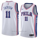 Camiseta Philadelphia 76ers Demetrius Jackson NO 11 Association 2018 Blanco